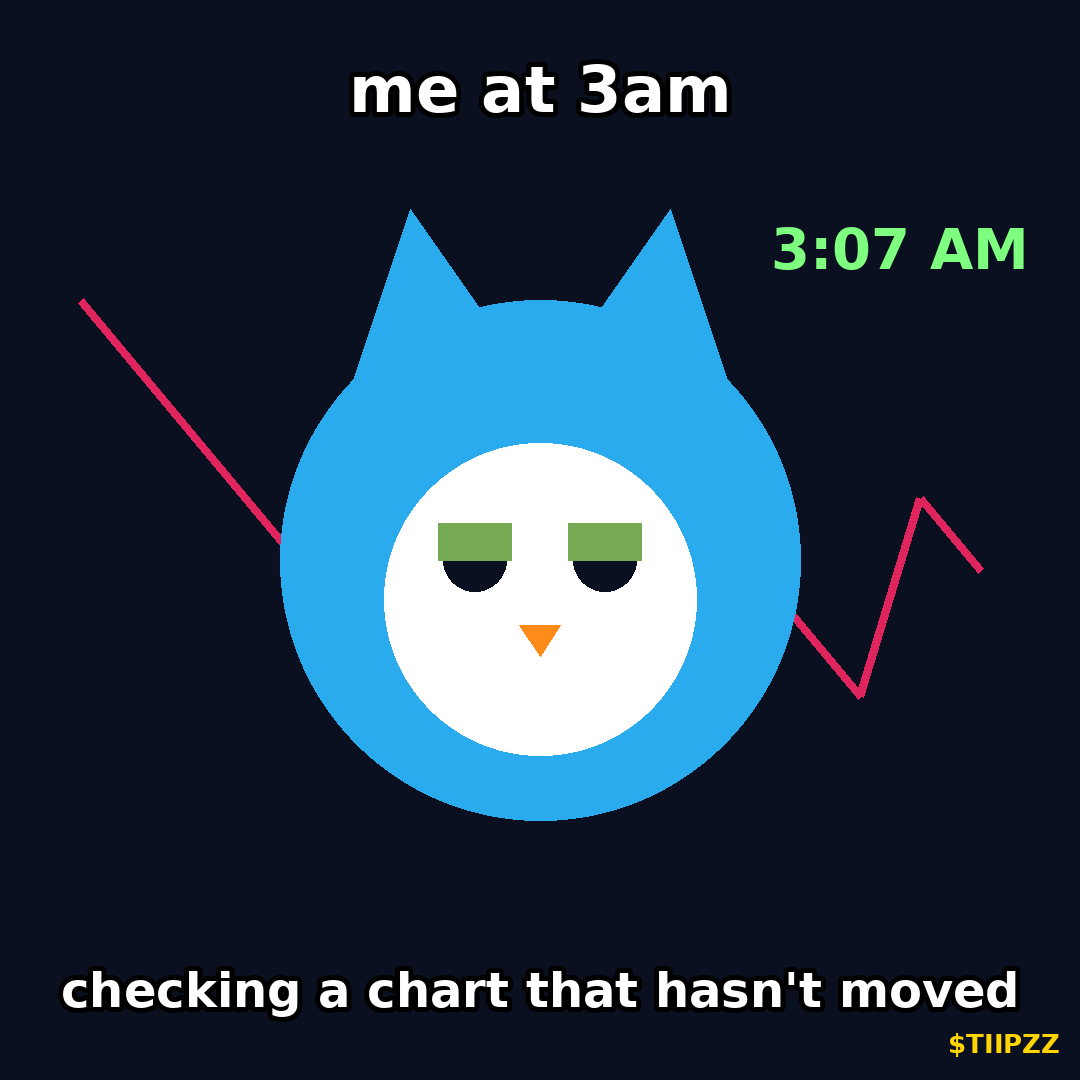cat checking chart at 3am